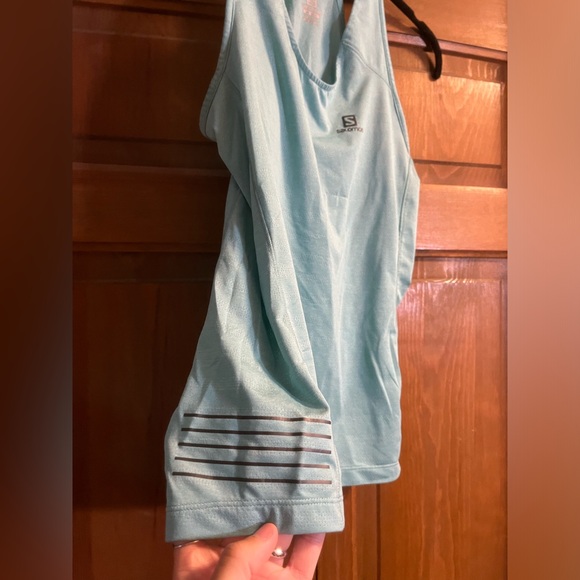 Salomon Women’s Running Tank | Size Small | Greenish blue color - Picture 3 of 6
